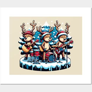 Reindeer Band Posters and Art